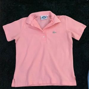 Pink collared shirt